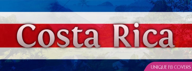 Costa Rica Flag Facebook Cover