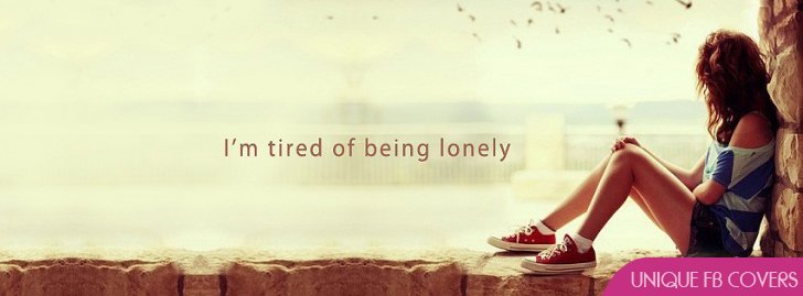 Lonely Girl Facebook Covers