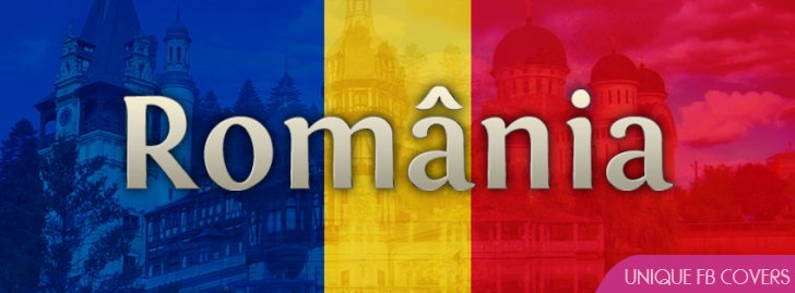 Romania Flag Facebook Cover