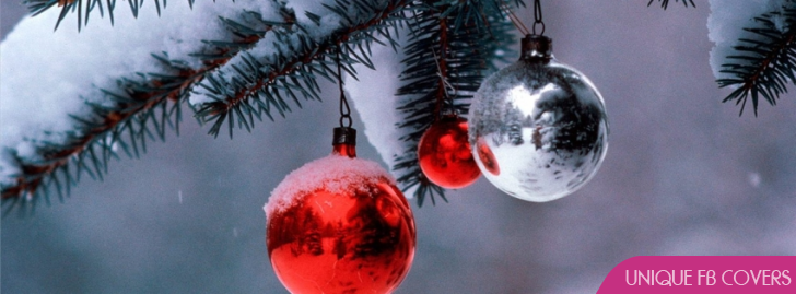 Snowy Ornaments Facebook Cover