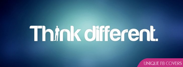 Think Different Steve Jobs Apple Facebook Cover